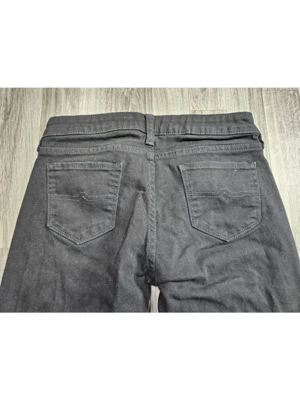 Arizona Jean Co Low Rise Super Skinny Jeans Juniors 5 Black‎ Stretch Denim